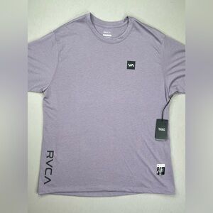 RVCA SPORT ACTIVE GYM MOISTURE WICKING CREW NECK TEE